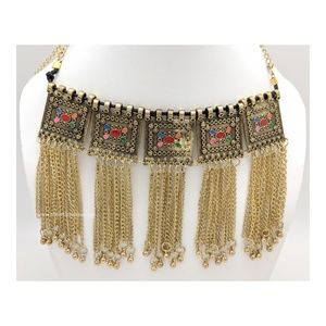 Boho Festival Jewelry Antique Necklace